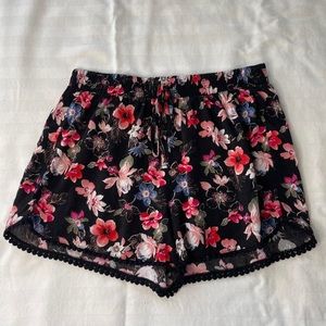 Floral High Waisted Hollister Summer Shorts